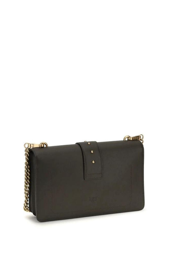 PINKO Bicolor Calf Leather Bos Taurus Schultertasche by PINKO