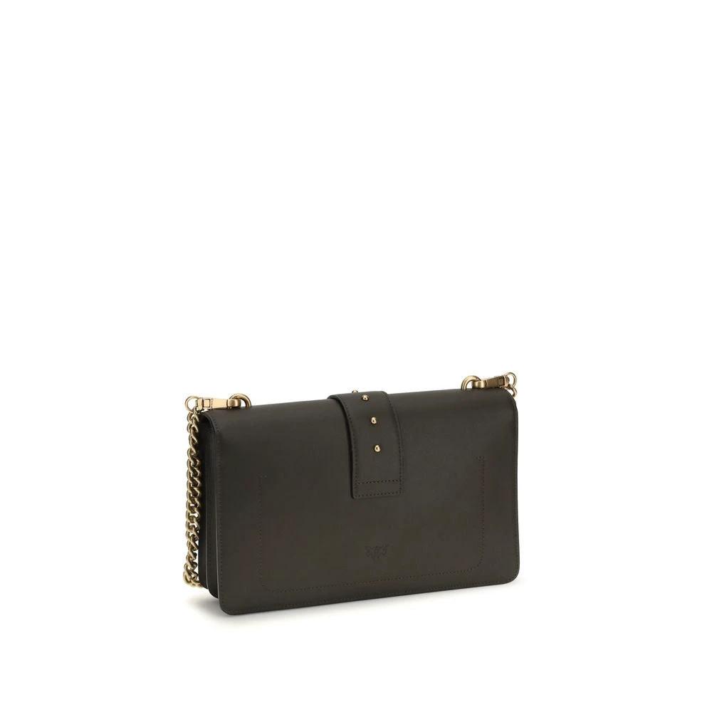 PINKO Bicolor Calf Leather Bos Taurus Schultertasche by PINKO