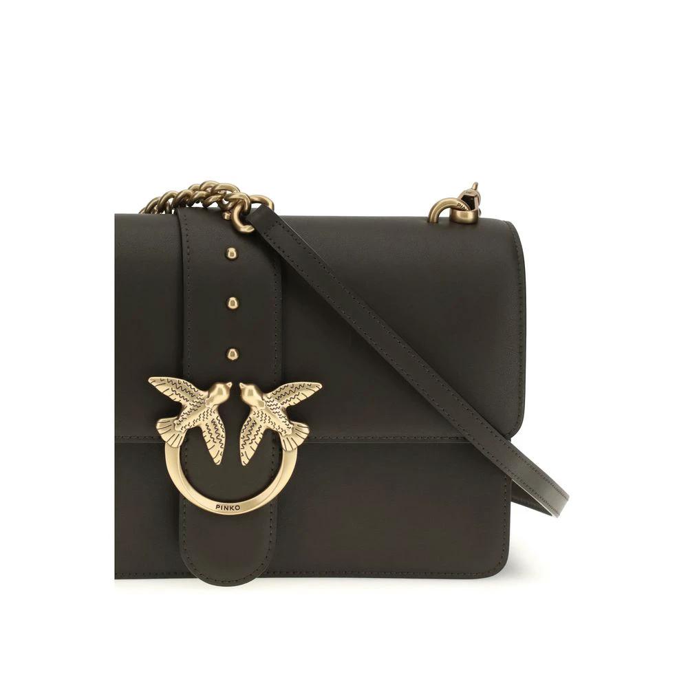 PINKO Bicolor Calf Leather Bos Taurus Schultertasche by PINKO