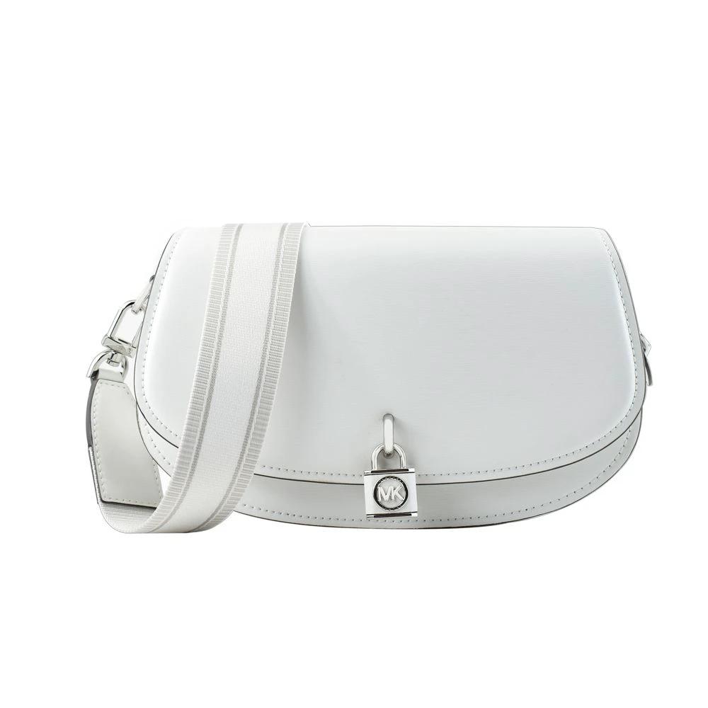 Michael Kors Weiße Leder Schultertasche by Michael Kors