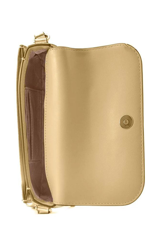 Michael Kors Umhängetasche aus goldenem Leder by Michael Kors