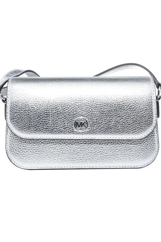 Michael Kors Graue Leder Schultertasche by Michael Kors