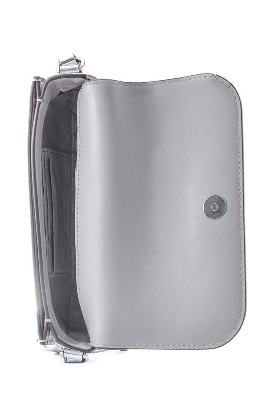 Michael Kors Graue Leder Schultertasche by Michael Kors