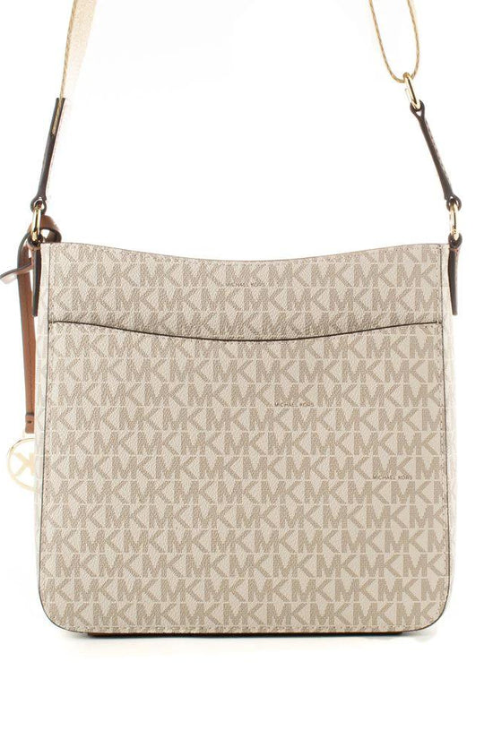 Michael Kors Beige Canvas Crossbody Bag by Michael Kors