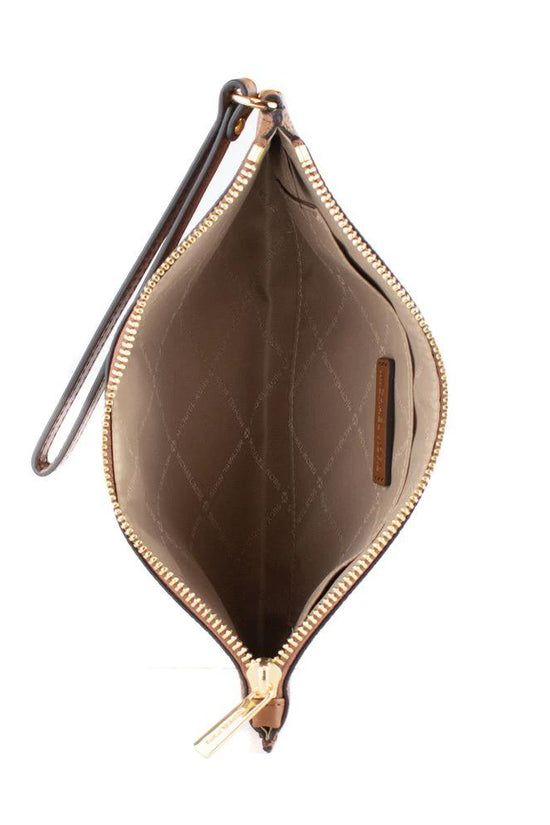 Michael Kors Braune Leder Clutch Bag by Michael Kors