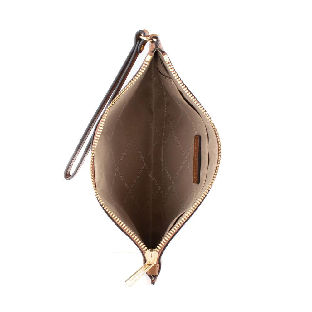 Michael Kors Braune Leder Clutch Bag by Michael Kors