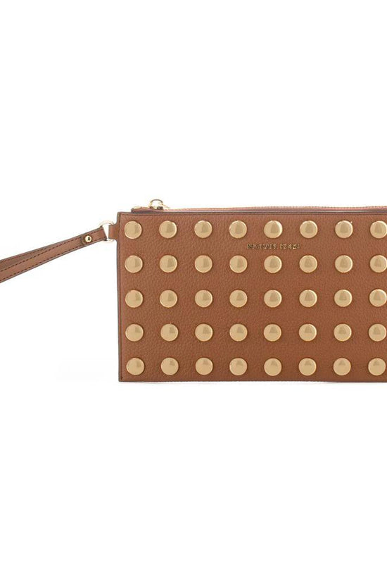 Michael Kors Schwarze Leder-Clutch by Michael Kors
