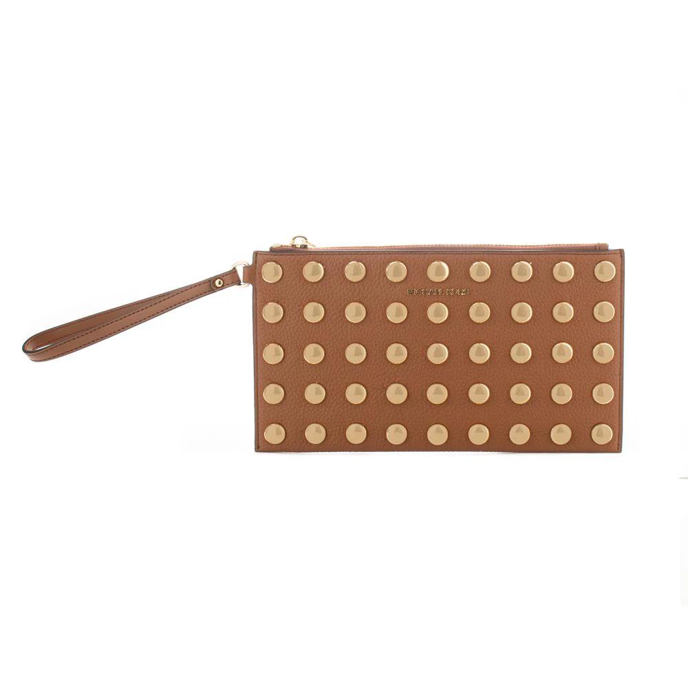 Michael Kors Schwarze Leder-Clutch by Michael Kors