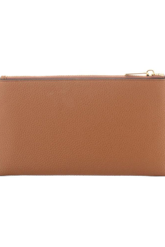 Michael Kors Schwarze Leder-Clutch by Michael Kors