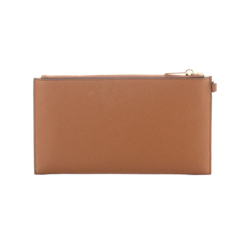 Michael Kors Schwarze Leder-Clutch by Michael Kors