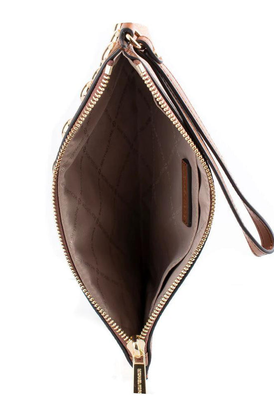 Michael Kors Schwarze Leder-Clutch by Michael Kors
