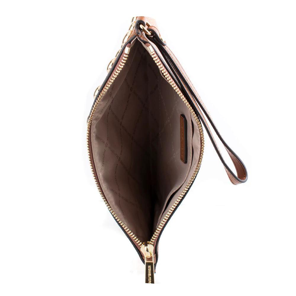 Michael Kors Schwarze Leder-Clutch by Michael Kors