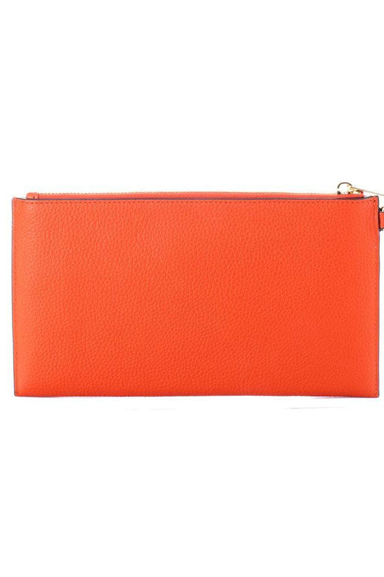 Michael Kors Orange Leather Clutch Bag by Michael Kors