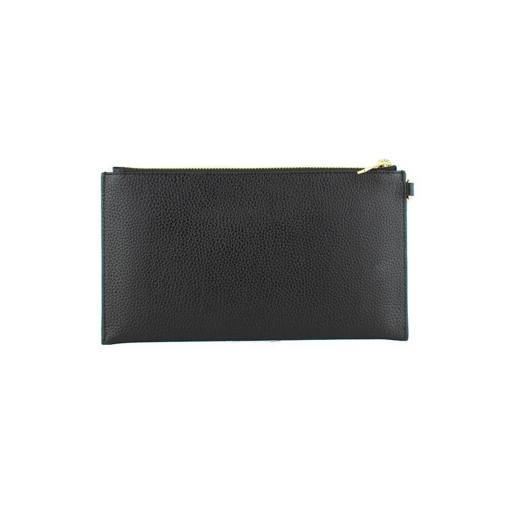 Michael Kors Schwarze Leder Pochette by Michael Kors
