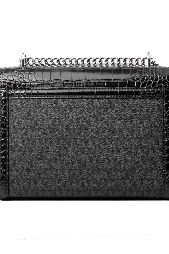 Michael Kors Schwarze Canvas Umhängetasche by Michael Kors