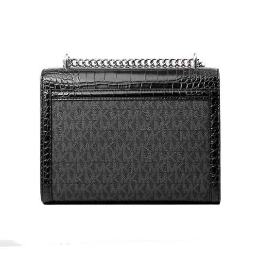 Michael Kors Schwarze Canvas Umhängetasche by Michael Kors