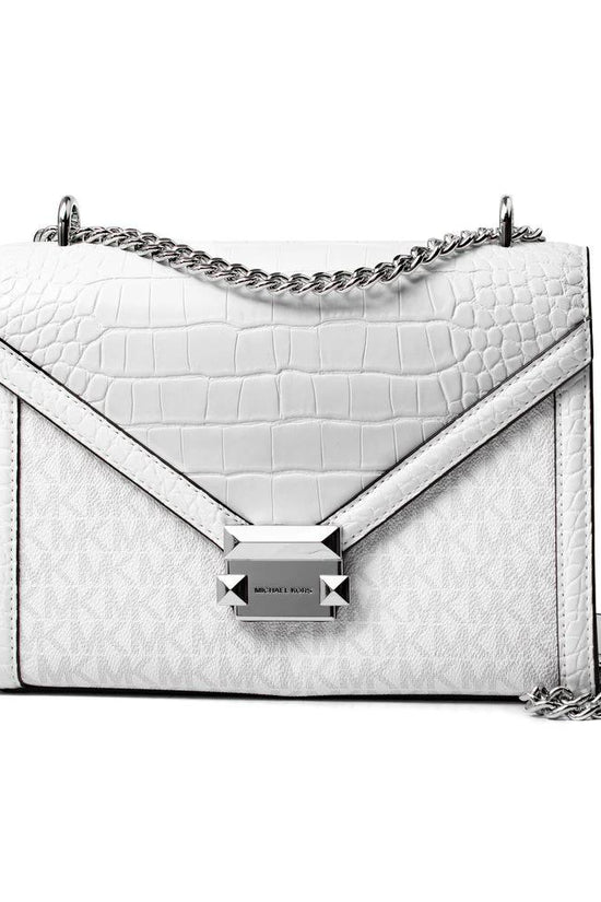 Michael Kors Weiße Canvas Umhängetasche by Michael Kors