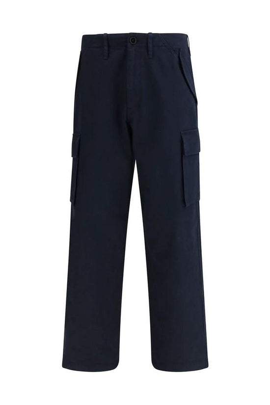 Burberry Blaue Cargo-Hose aus Baumwolle by Burberry