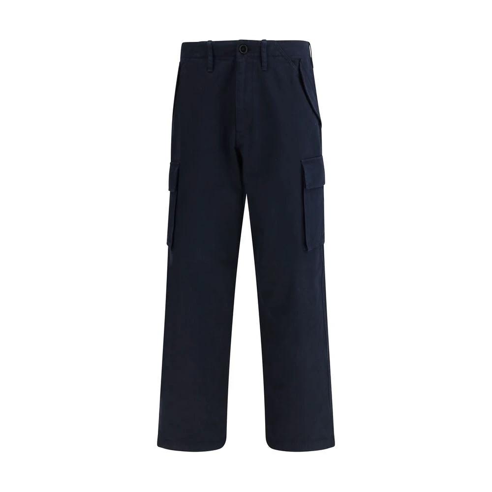 Burberry Blaue Cargo-Hose aus Baumwolle by Burberry