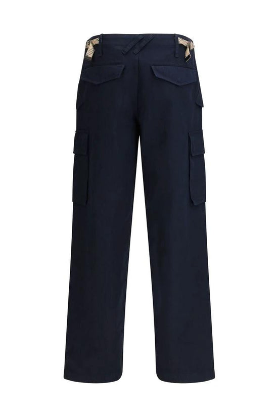 Burberry Blaue Cargo-Hose aus Baumwolle by Burberry