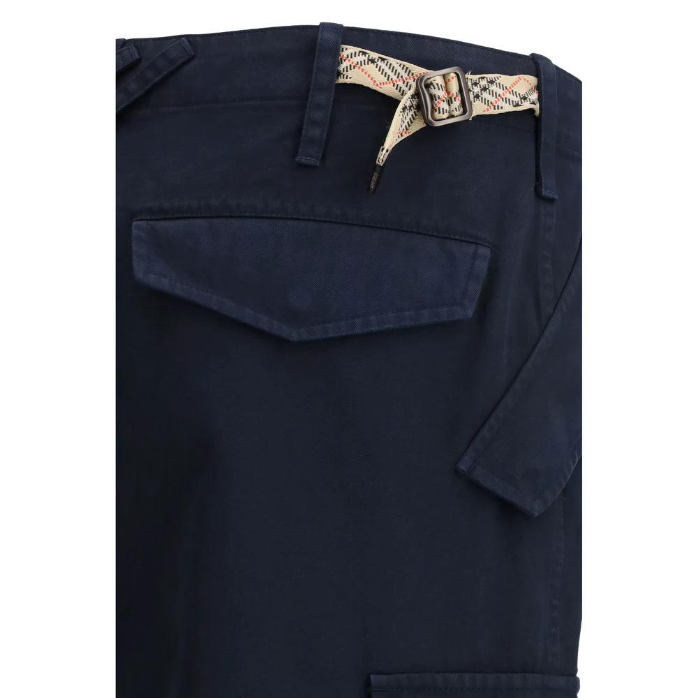 Burberry Blaue Cargo-Hose aus Baumwolle by Burberry