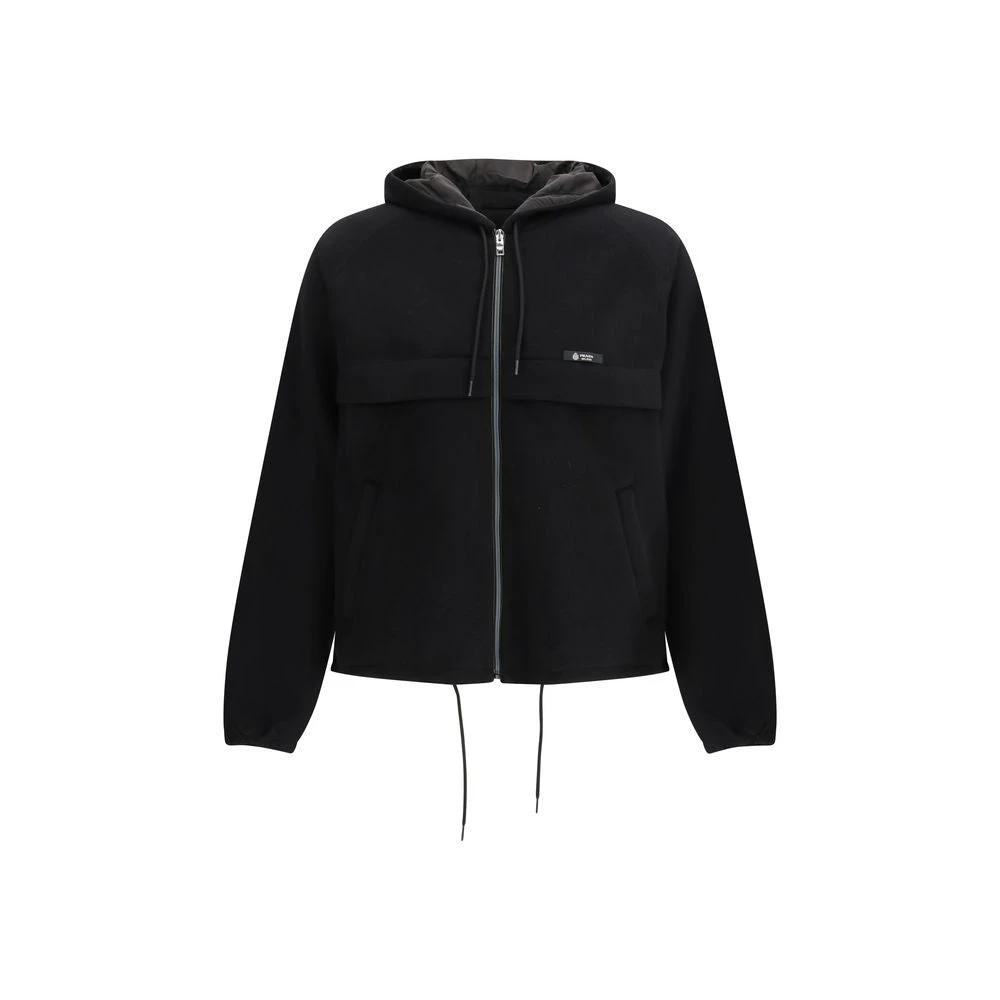 Prada Schwarze Shell-Jacke aus Polyester by Prada