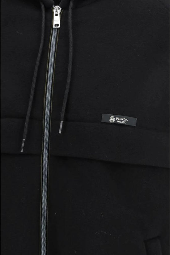 Prada Schwarze Shell-Jacke aus Polyester by Prada