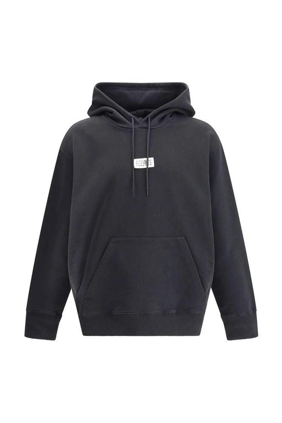 MM6 Schwarzer Baumwoll-Sweatshirt by MM6
