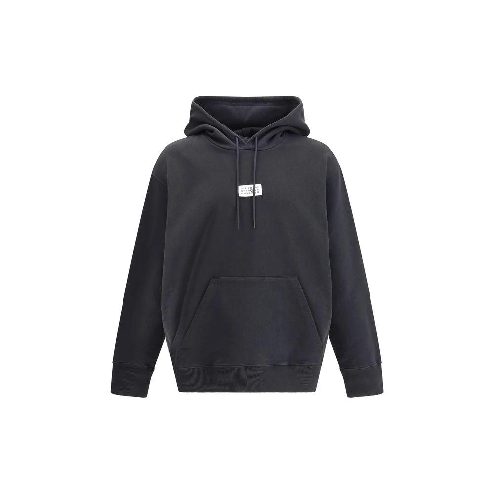 MM6 Schwarzer Baumwoll-Sweatshirt by MM6