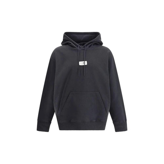 MM6 Schwarzer Baumwoll-Sweatshirt by MM6