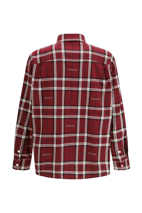 Gucci Mehrfarbiges Hemd aus Baumwolle mit Muster by Gucci