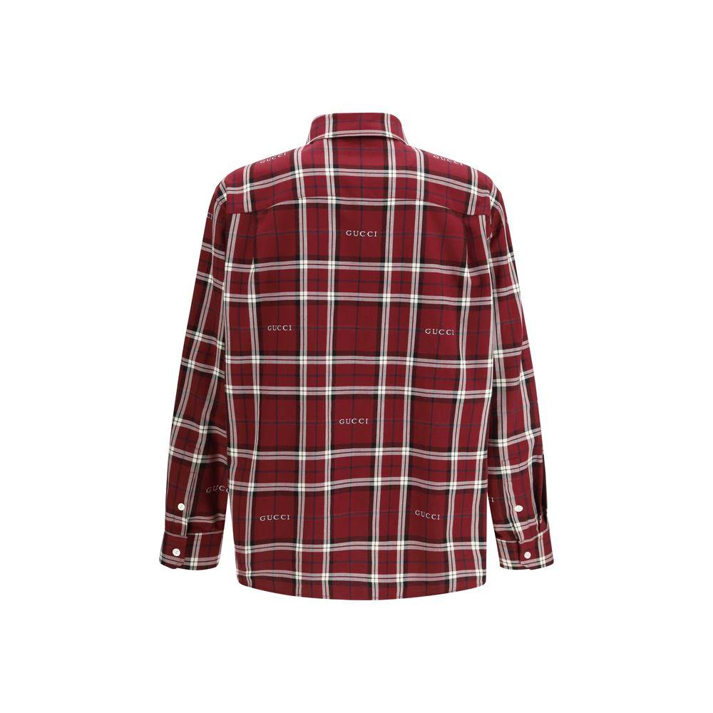 Gucci Mehrfarbiges Hemd aus Baumwolle mit Muster by Gucci