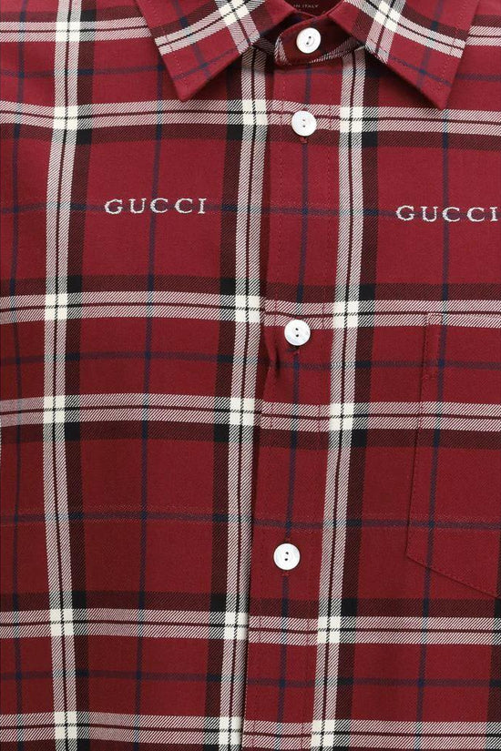 Gucci Mehrfarbiges Hemd aus Baumwolle mit Muster by Gucci