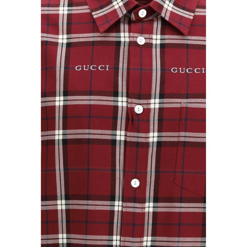 Gucci Mehrfarbiges Hemd aus Baumwolle mit Muster by Gucci