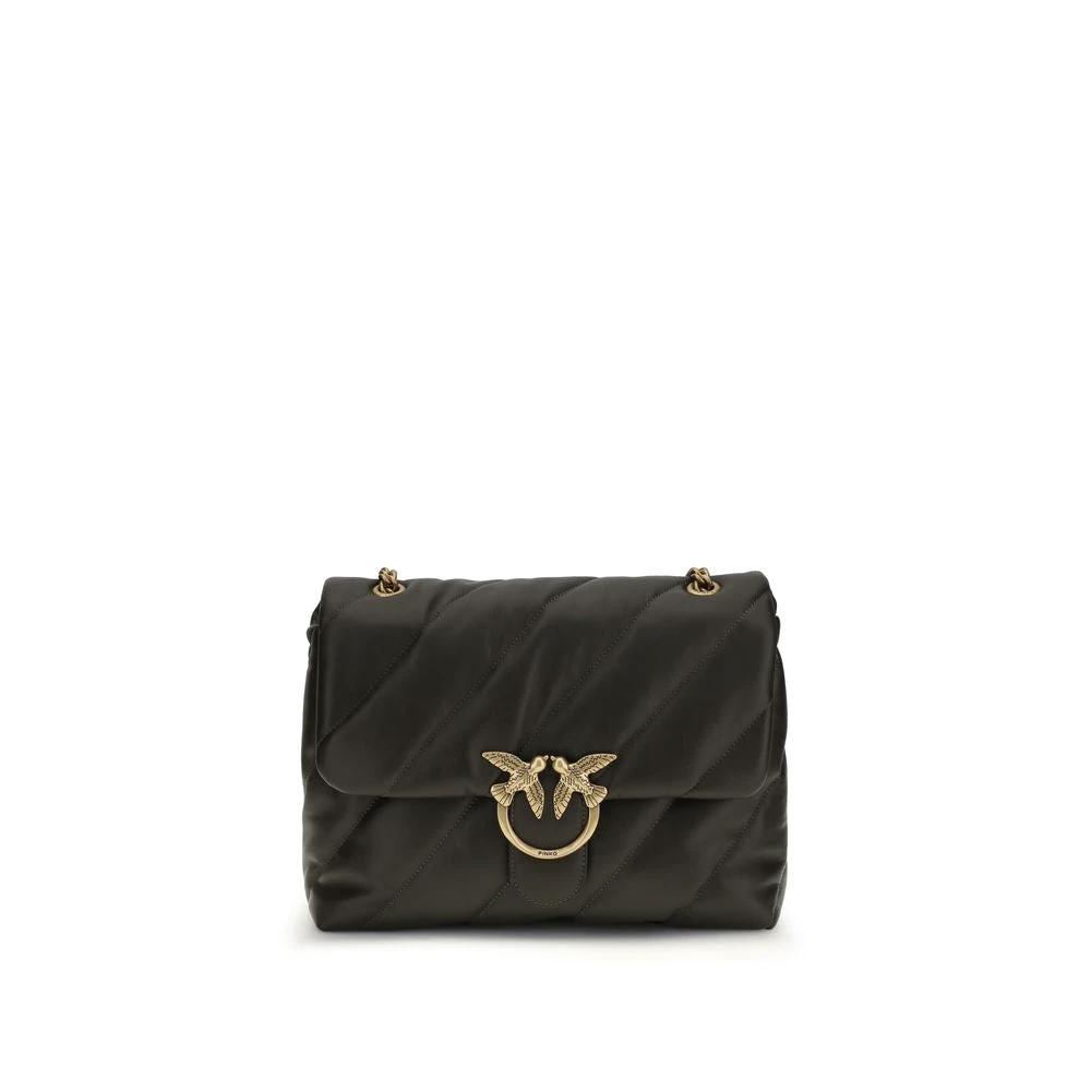 PINKO Bicolor Calf Leather Bos Taurus Schultertasche by PINKO