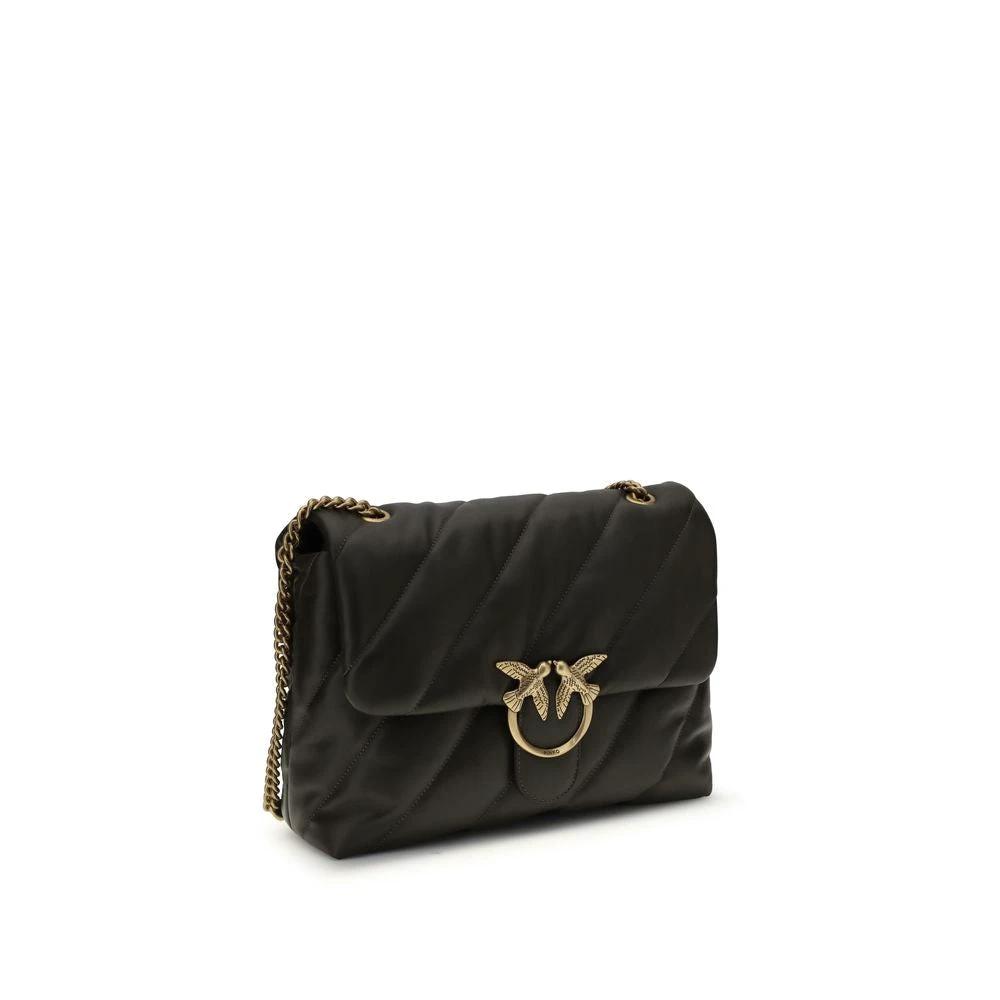 PINKO Bicolor Calf Leather Bos Taurus Schultertasche by PINKO