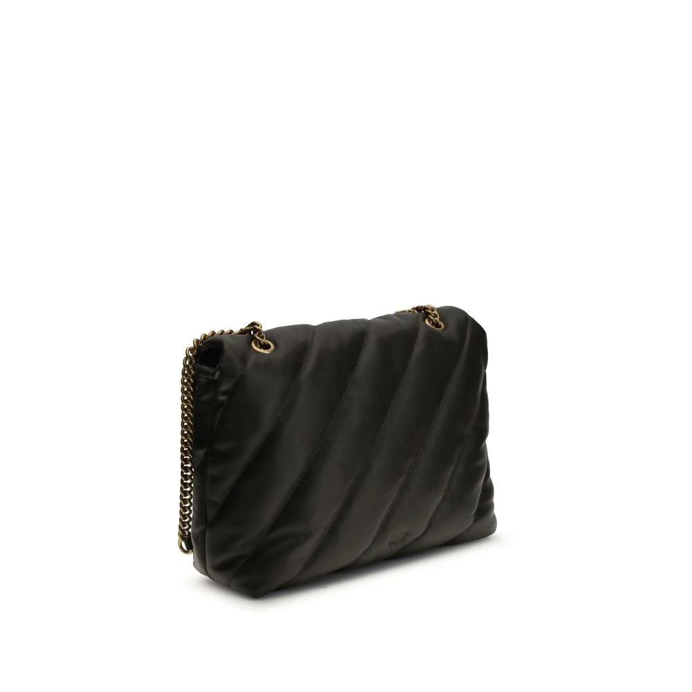 PINKO Bicolor Calf Leather Bos Taurus Schultertasche by PINKO