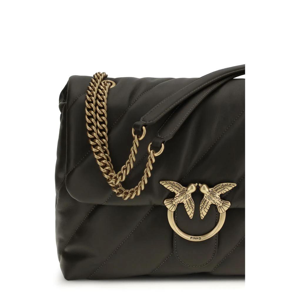 PINKO Bicolor Calf Leather Bos Taurus Schultertasche by PINKO