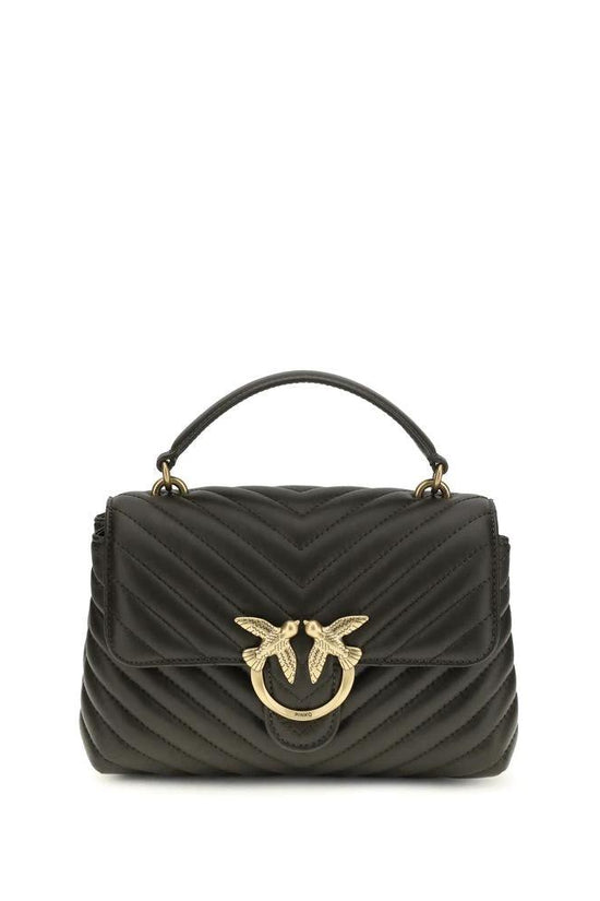 PINKO Bicolor Calf Leather Bos Taurus Handtasche by PINKO