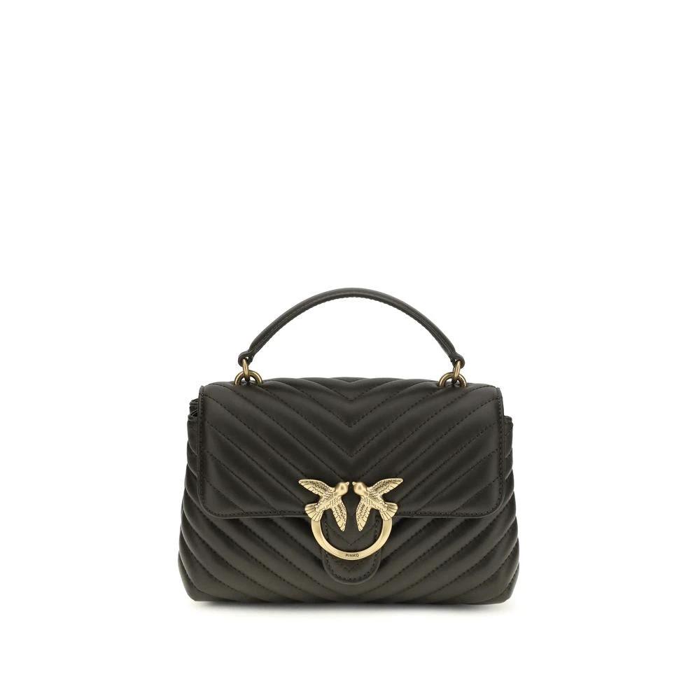 PINKO Bicolor Calf Leather Bos Taurus Handtasche by PINKO