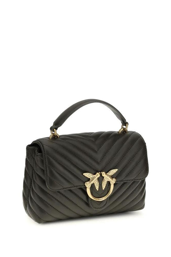 PINKO Bicolor Calf Leather Bos Taurus Handtasche by PINKO