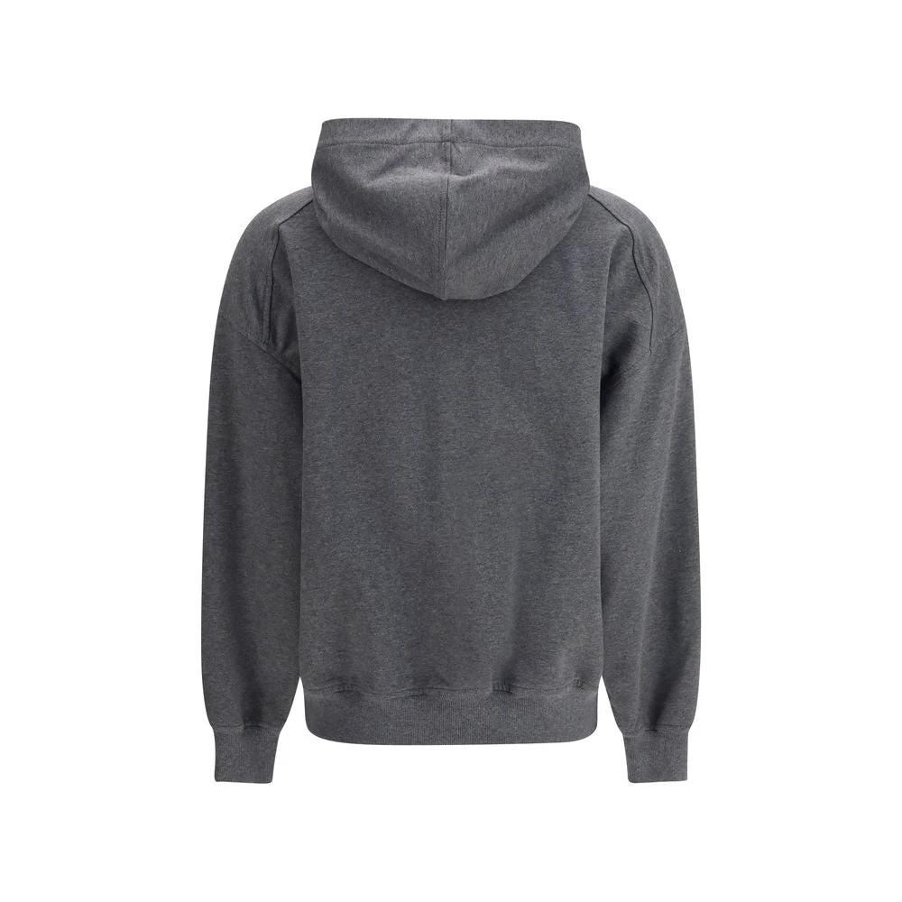 Brunello Cucinelli Grauer Baumwoll-Sweatshirt by Brunello Cucinelli