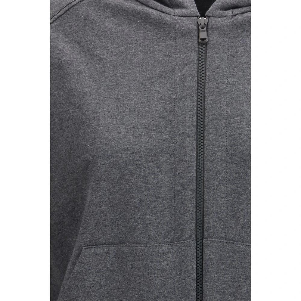 Brunello Cucinelli Grauer Baumwoll-Sweatshirt by Brunello Cucinelli