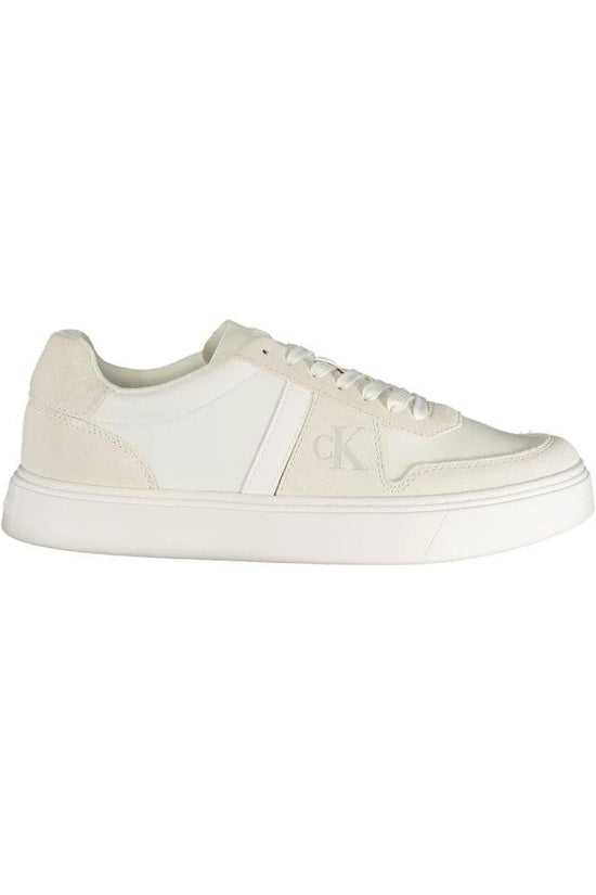 Calvin Klein Bianco Polyester Herren-Sneaker by Calvin Klein