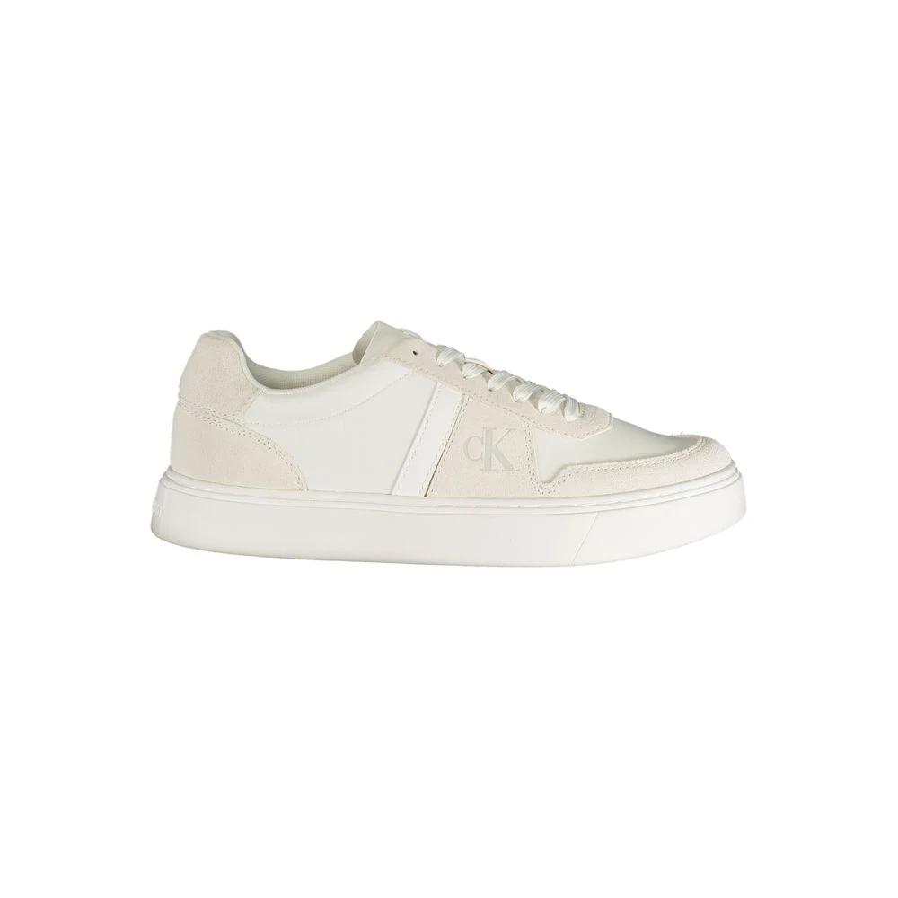 Calvin Klein Bianco Polyester Herren-Sneaker by Calvin Klein