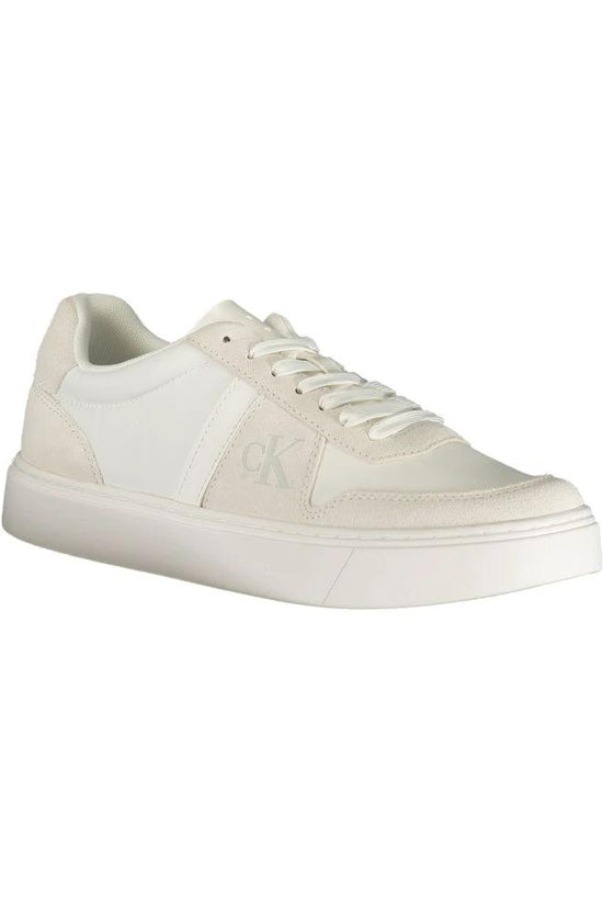 Calvin Klein Bianco Polyester Herren-Sneaker by Calvin Klein