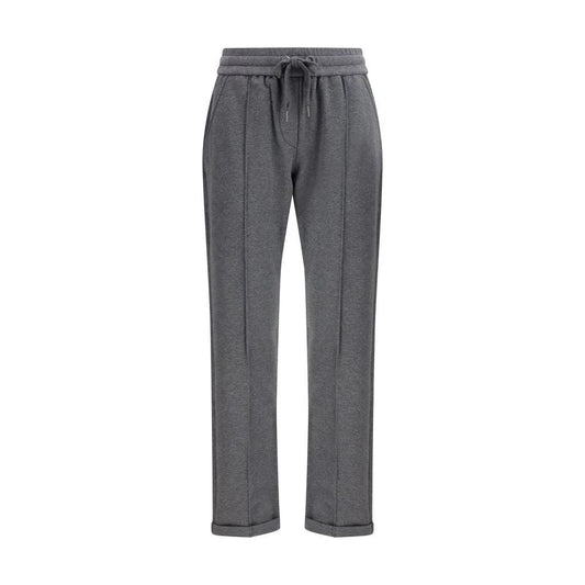 Brunello Cucinelli Graue Baumwoll-Freizeithose by Brunello Cucinelli