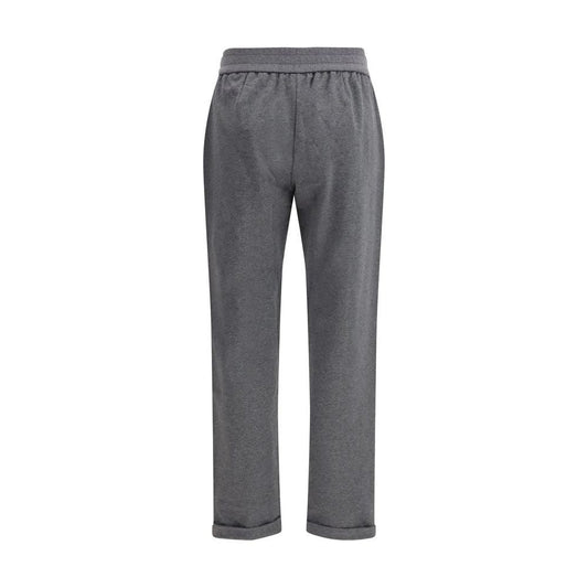 Brunello Cucinelli Graue Baumwoll-Freizeithose by Brunello Cucinelli