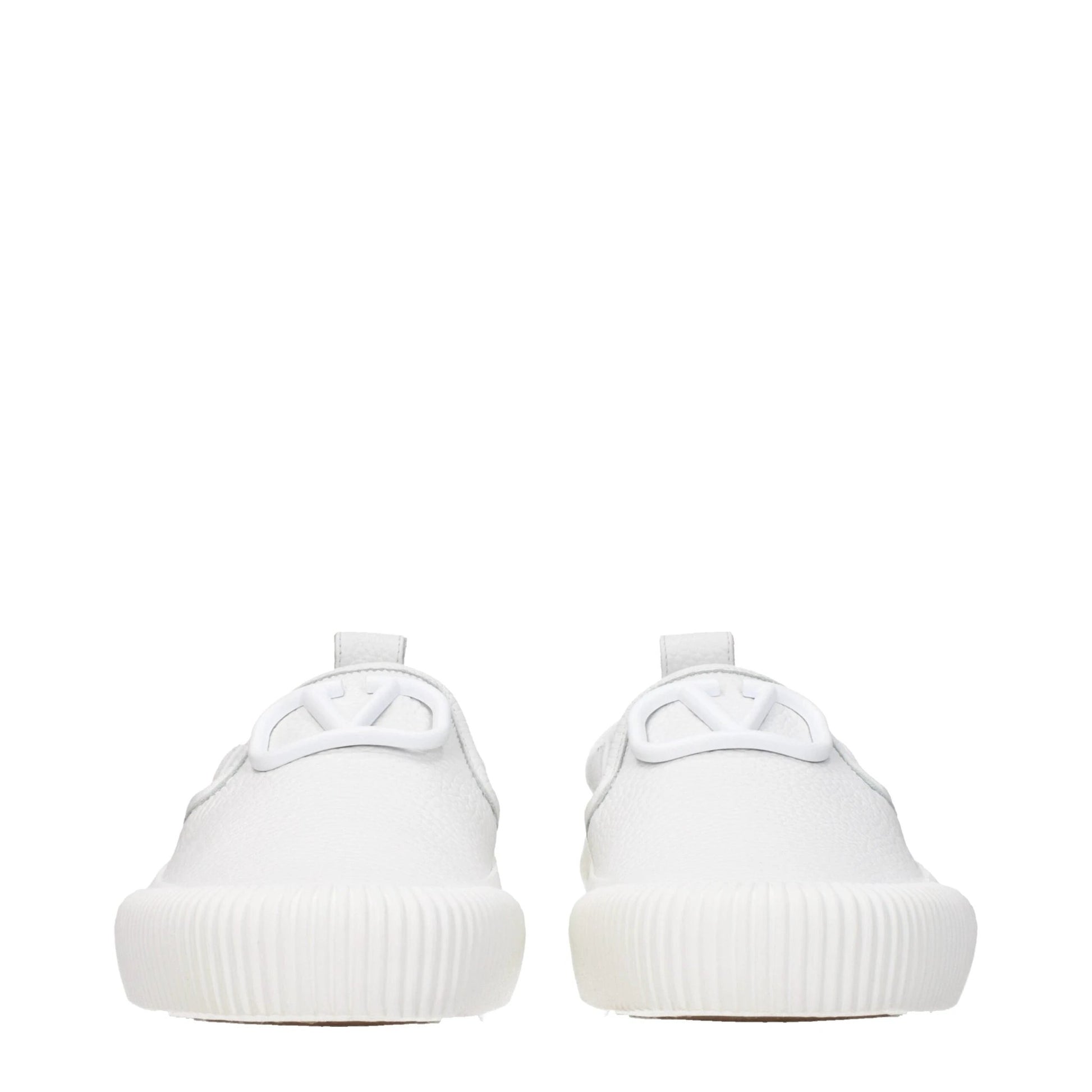 Valentino Garavani Weiße Loafer aus Leder zum Hineinschlüpfen by Valentino Garavani