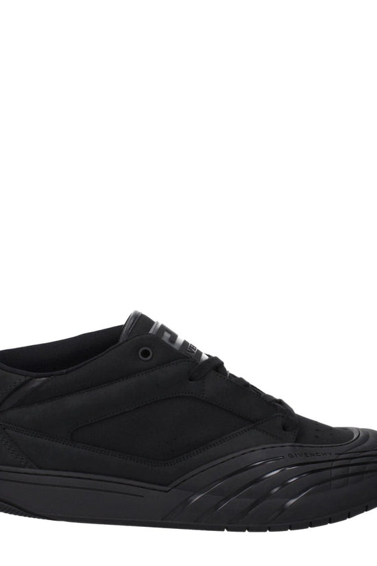 Givenchy Schwarze Stoff-Sneaker mit niedrigem Schaft by Givenchy